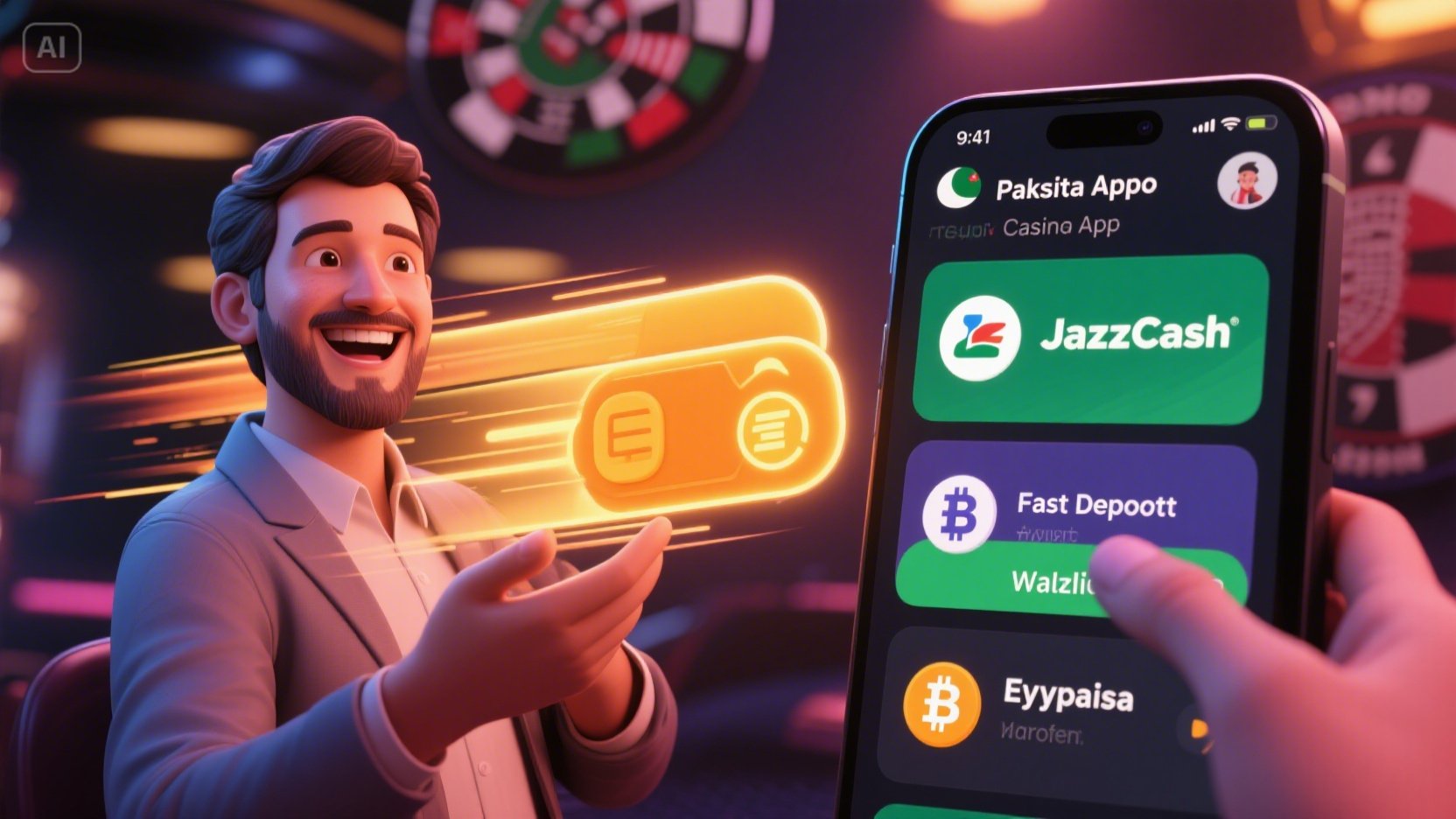 NeospinCasinoDeposit once and enjoy 200% instantly on your first recharge! Pakistani players can play casino games and withdraw PKR easily within minutes.