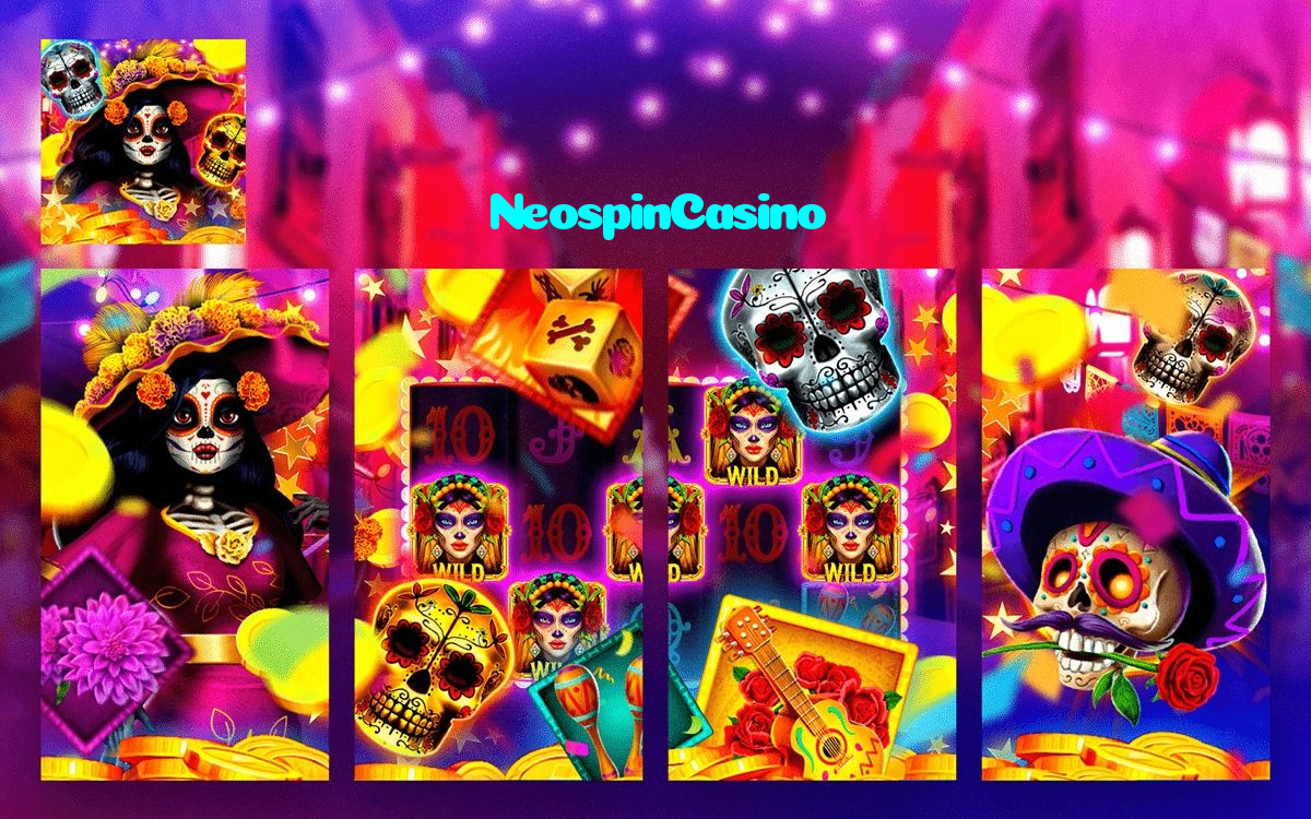 NeospinCasino casino presented on mobile device in Pakistan with slots and live games